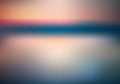 Sunset on the lake, vector landscape background. background sky pink water reflection clouds sunset evening Royalty Free Stock Photo