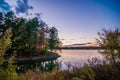 Sunset at lake wylie