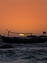 Sunset at lampu satu beach, merauke