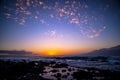 Sunset between lanai and molokai