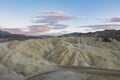 Sunset landsacpe of the Zabriskie Point