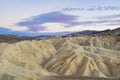 Sunset landsacpe of the Zabriskie Point