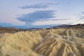 Sunset landsacpe of the Zabriskie Point