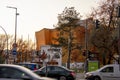 Sunset landscape at Berlin Philharmonie during pandemic in Mitte Berlin Germany