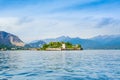 Sunset landscape of Lake Maggiore, Italy Royalty Free Stock Photo