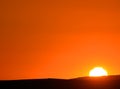 Sunset landscape of the Namib-Naukluft National Park Royalty Free Stock Photo