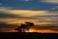 Sunset landscape of the Namib-Naukluft National Park Royalty Free Stock Photo