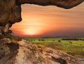 Sunset landscape at Ubirr, Kakadu National Park, Northern Territory, Australia Royalty Free Stock Photo