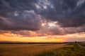 Sunset landscapes Royalty Free Stock Photo