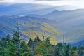 Sunset of layers from Clingman's Dome in the Smoky Mountains.