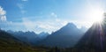 Sunset in the Lescun cirque, Aspe valley