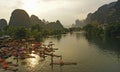 Sunset on the Li River - Yangshuo, China