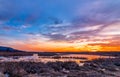 Sunset at Liberty Loop in late winter Royalty Free Stock Photo