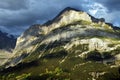 Sunset light in Berner Oberland Royalty Free Stock Photo