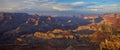 Sunset light on the eastern Grand Canyon, Grand Canyon National Park from near Shoshone Point