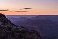 Sunset light at Grand Canyon, Arizona, USA