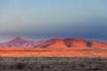 Sunset light high desert landscape New Mexico US Royalty Free Stock Photo