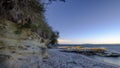 Sunset light on Murrays Beach in the Jervis Bay National Park, NSW, Australia Royalty Free Stock Photo