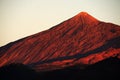 Sunset light over Teide National Park