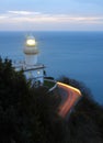 Sunset and Lighthouse in Igueldo, Donostia.