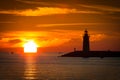 Sunset, The Lighthouse, Port Andratx, Mallorca, Spain