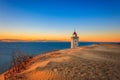 Sunset at the lighthouse of Rubjerg Knude