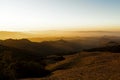 Sunset Lighting On Rolling Foothills From Mount Diablo Royalty Free Stock Photo