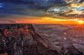 Sunset at Lipan Point Royalty Free Stock Photo