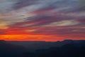 Sunset South Rim Grand Canyon Royalty Free Stock Photo