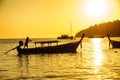 Sunset at Lipe island Royalty Free Stock Photo