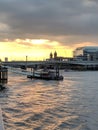 Sunset in London