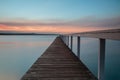 Long Jetty Sunset, Central Coast, Australia Royalty Free Stock Photo