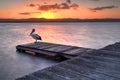 Sunset at Long Jetty, NSW Australia Royalty Free Stock Photo