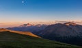 Sunset on Longs Peak, Rocky Mountain National Park, Colorado Royalty Free Stock Photo