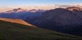 Sunset on Longs Peak, Rocky Mountain National Park, Colorado Royalty Free Stock Photo