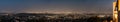 Los Angeles sunset view from Griffith Observatory Royalty Free Stock Photo