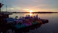 Sunset at Losari Beach Makassar Indonesia