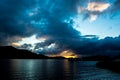 Sunset at Lough Leane in Killarney National Park in Ireland Royalty Free Stock Photo