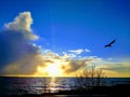 Sunset lough neagh n.ireland