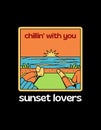 Sunset Lovers Holiday T-Shirt
