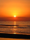 Sunset at Lovina beach, Bali, Indonesia, Asia Royalty Free Stock Photo