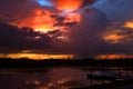 Sunset at Loxahatchee National Wildlife Refuge