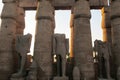 Sunset at Luxor Temple Royalty Free Stock Photo