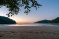 Sunset at Mai Ngam beach in Koh Surin national park, Phang Nga, Thailand