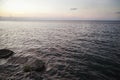 A sunset on Malecon, Cuba