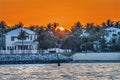 Sunset Mallory Square Dock Key West Florida Royalty Free Stock Photo