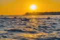 Sunset Mallory Square Dock Key West Florida Royalty Free Stock Photo