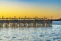 Sunset Mallory Square Dock Key West Florida Royalty Free Stock Photo