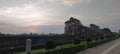 Sunset at Mandu's Jahaz Mahal Palace Madhya Pradesh India Royalty Free Stock Photo