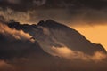 Sunset on Marmolada Royalty Free Stock Photo